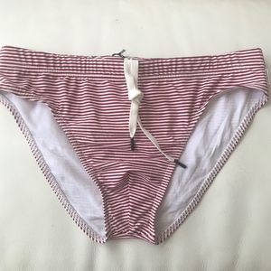 Dan Ward Swimwear - Brief Printed Mini Stripe- Red